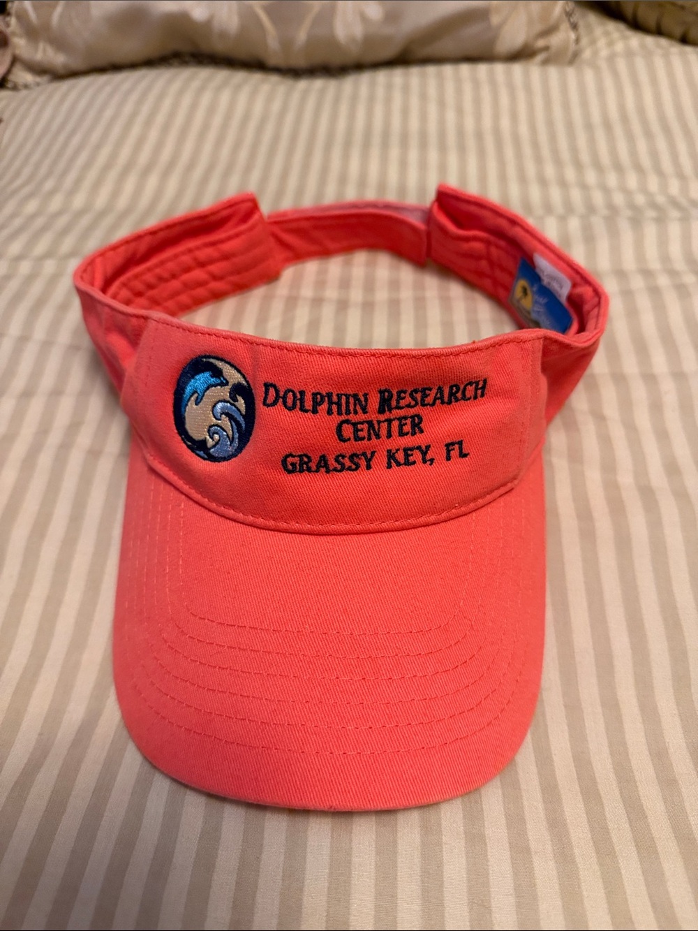 Dolphin Research Center Grassy Key FL Coral Visor
